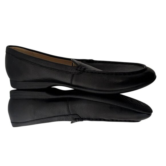 Dansko Womens Lorri Black Tumbled Leather Loafers 2043500200 Size 8